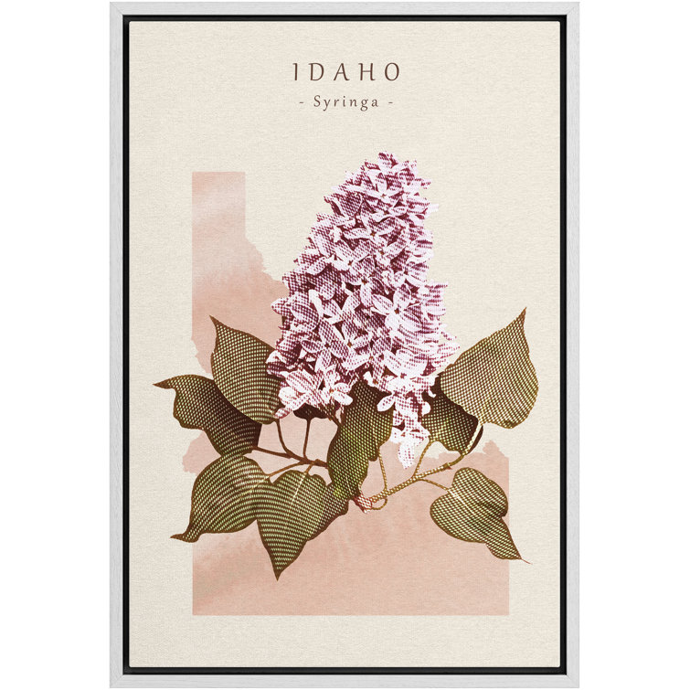 SIGNLEADER Idaho Syringa Framed On Canvas Print - Wayfair Canada